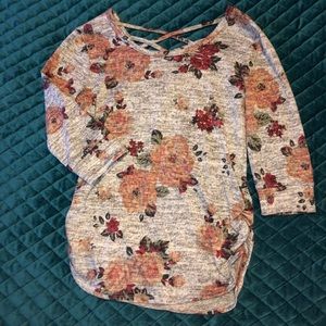 Teen girls floral shirt